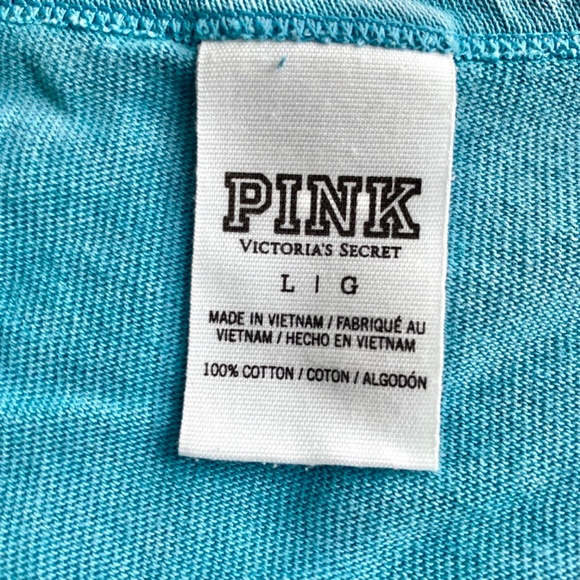 Victoria Secret Pink Shirt in Teal in Size Large - Picture 10 of 10